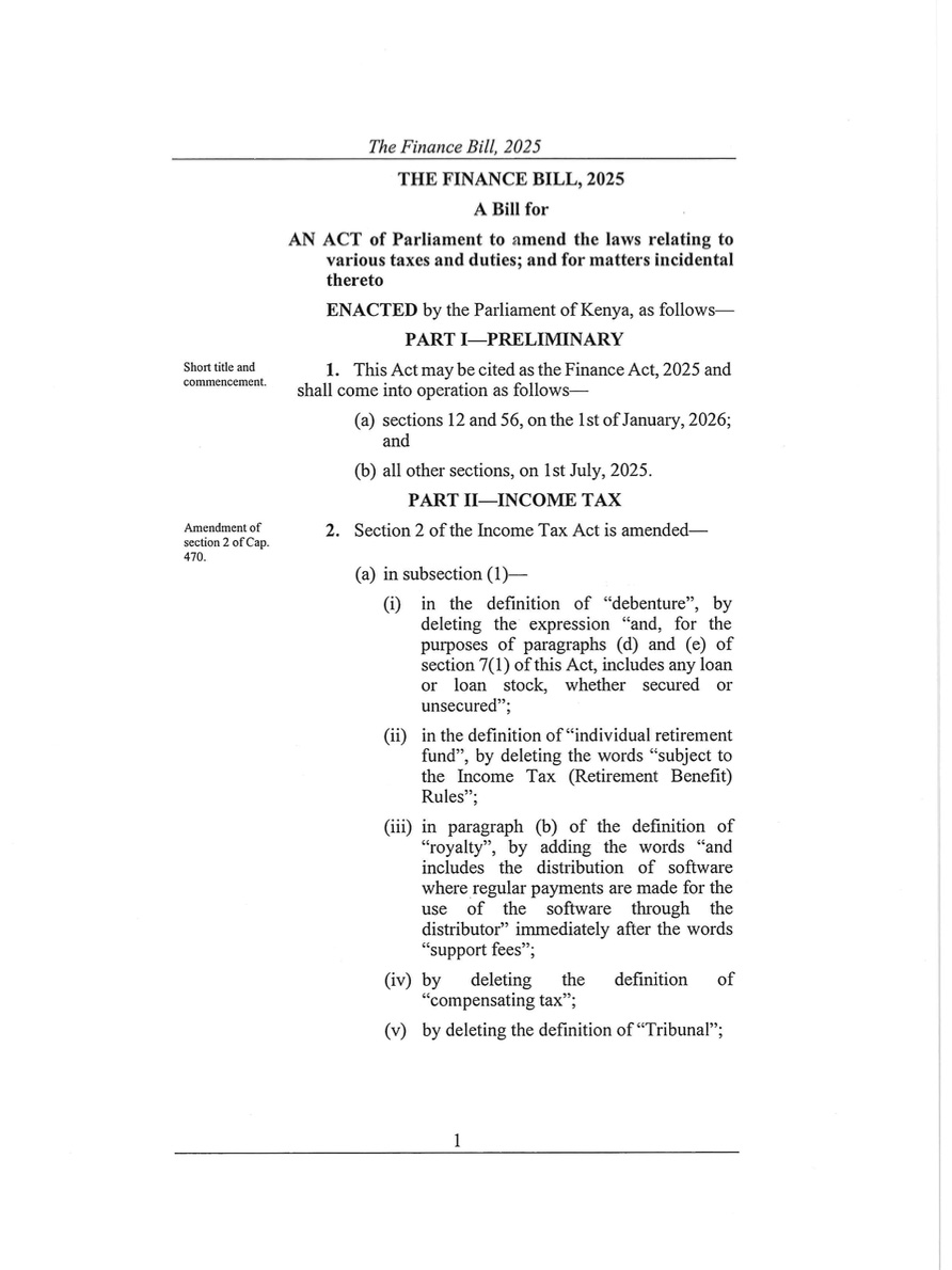 Finance Bill 2025